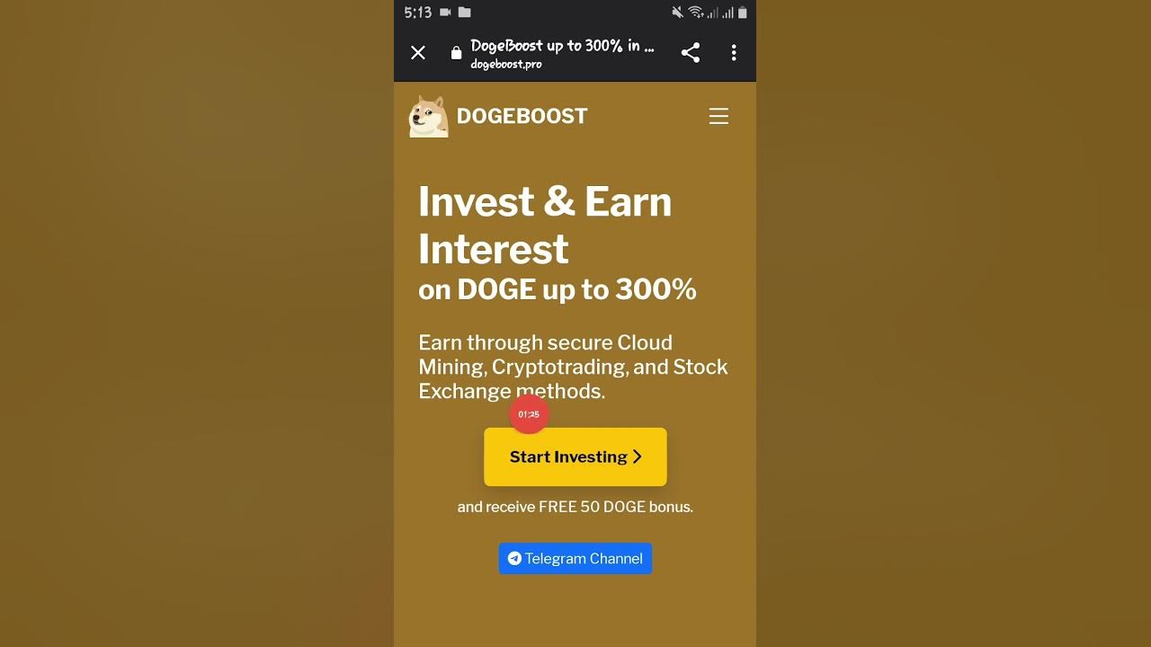 2024 free doge coin 🎁 50 doge account create bunas and 5 doge whitdro✅ 100% real site