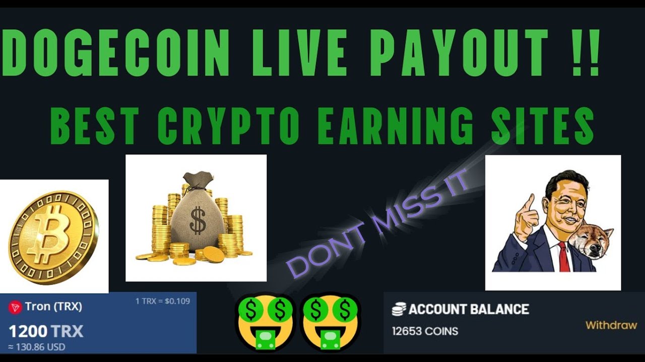 Top 2 Best Crypto Earning Websites |  Dogecoin Live Payout | Tron Earning Website | Ad-doge | TRXbot