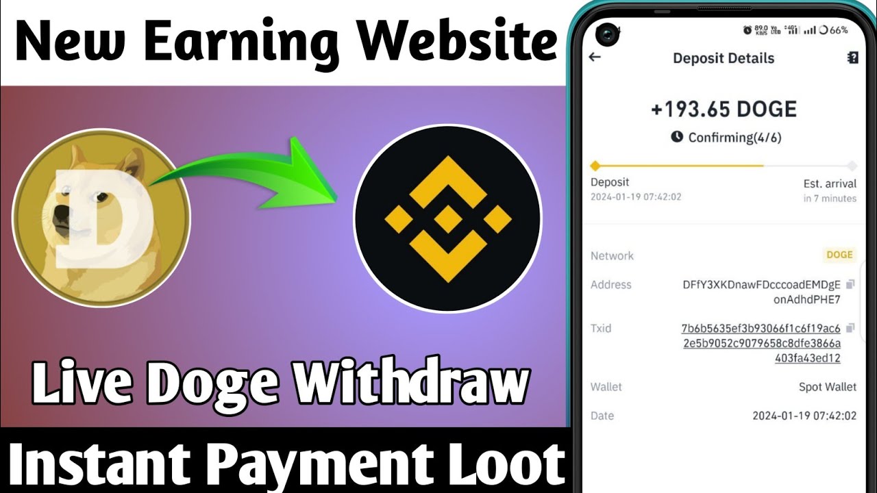 New Earning Website|| New Instant Payment Loot Today Dogecoin Website #digitaltricks