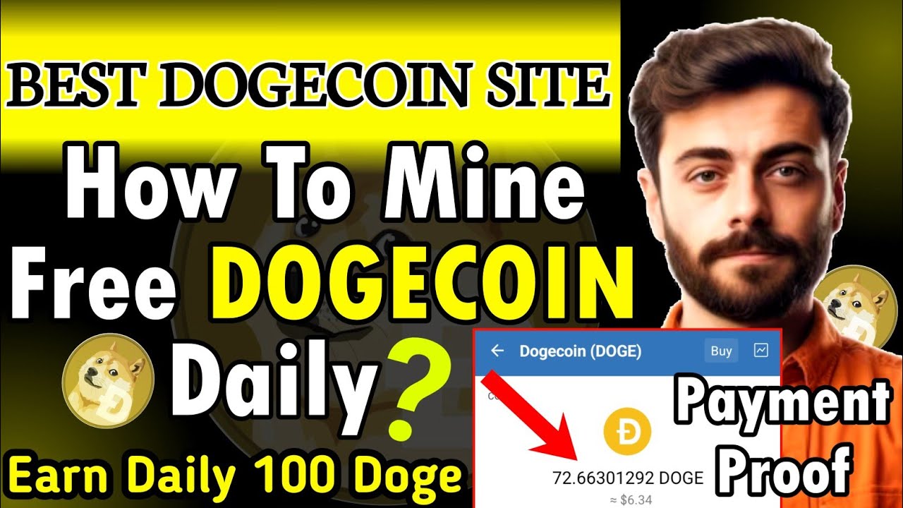 Mine 100 Dogecoin Daily | Best Free Dogecoin Mining Site | Live Withdraw Proof Joi  Fast