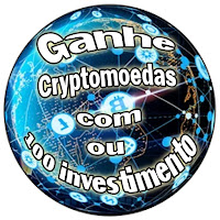 Ganhe Cryptomoedas Com ou 100 investimento