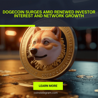 Dogecoin은 새로운 투자자 관심과 네트워크 성장으로 급등합니다.