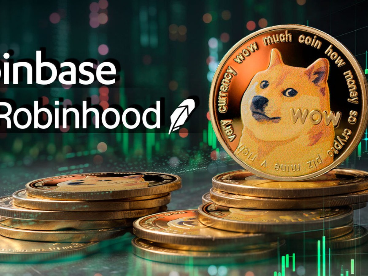 DOGE 12% Up as Close to Half Billion Dogecoin Goes to Coinbase and Robinhood