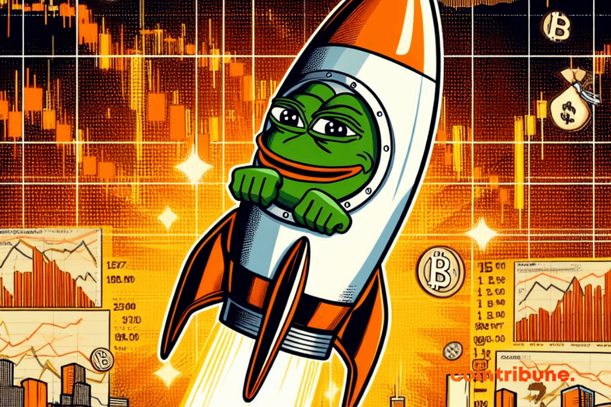 Cryptomonnaie : le PEPE bondit de 100% en un mois, mais jusqu'où ira ce memecoin ?