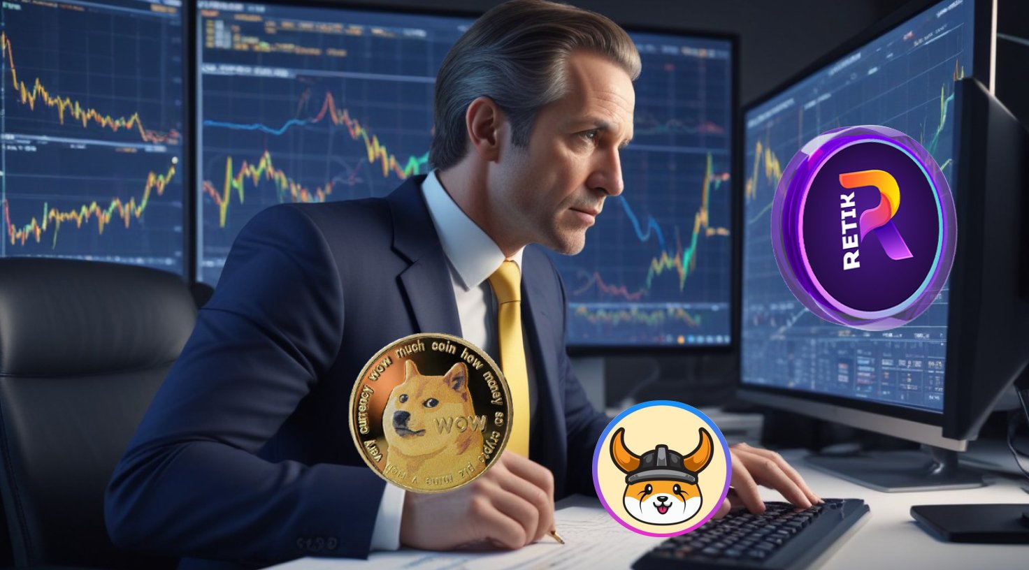 2024 年 7 月までに投資収益率が 30 倍になる、今投資に最適な 3 つのトークン: Dogecoin (DOGE)、Retik Finance (RETIK)、Floki Inu (FLOKI)