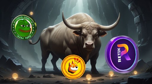 Crypto Expert Identifies 3 Best Altcoins to Turn $400 into $40,000 in the 2024 Bull Run: Bonk (BONK), Pepe Coin (PEPE), and Retik Finance (R...