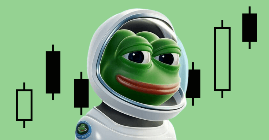 Pepe 코인은 5월에 200% 급등하여 개 테마 경쟁사를 앞섰습니다.