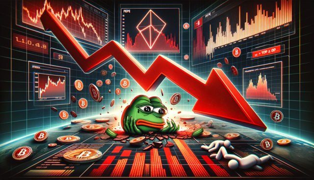 PEPE cae un 15% y sale de la lista de las 20 principales criptomonedas