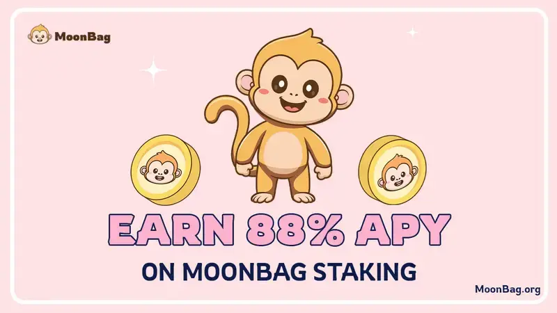 MoonBag Presale Raises $2 Million And Staking Offers Exceptional 88% APY: Your Shield Against ICP and PEPE Upheavals