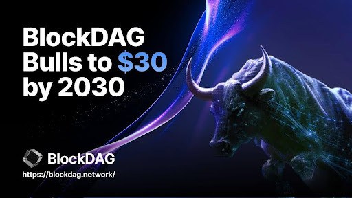 BlockDAG gagne avec une prévente de 52,5 millions de dollars et prédit 30 dollars d'ici 2030 alors que HBAR chute et Pepe augmente