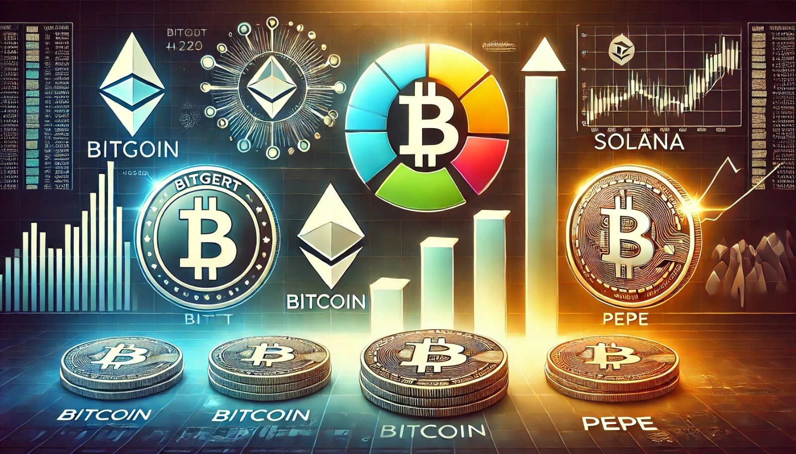 投資戦略: Bitgert、Bitcoin、Solana、Pepe でポートフォリオを多様化する