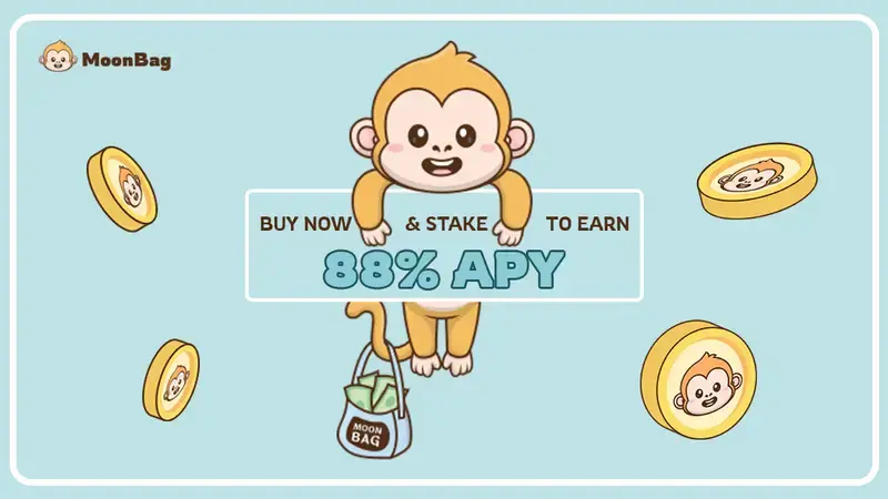 MoonBag Staking Rewards: Enjoy 88% APY When You Stake As Sealana & Pepe Coin Experience Price Volatility