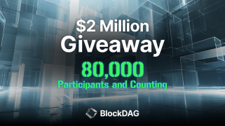 尽管 TON 和 DOGE 价格上涨，BlockDAG 的 200 万美元赠品仍以超过 80,000 份参赛作品抢尽风头