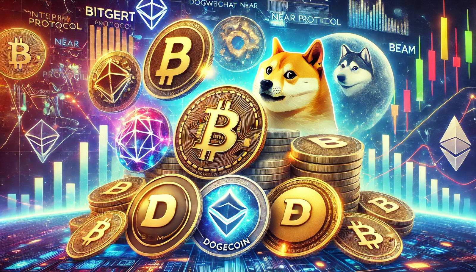 7 月份最值得关注的加密货币未来收益：Bitgert、Dogwifhat、NEAR Protocol、Dogecoin、Beam 和 Internet Computer