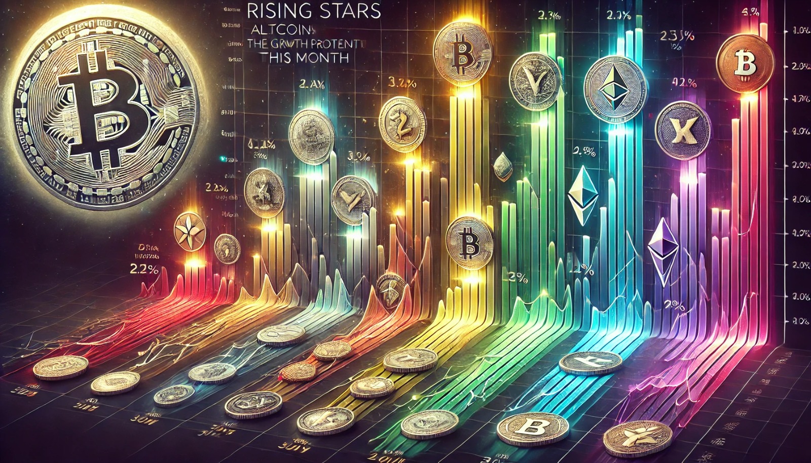 Estrellas en ascenso: Altcoins con mayor potencial de crecimiento este mes: