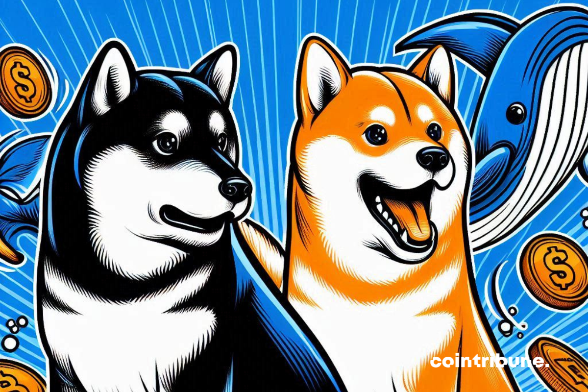 Criptomoneda: Ballenas al rescate, Dogecoin y Shiba Inu en el caos