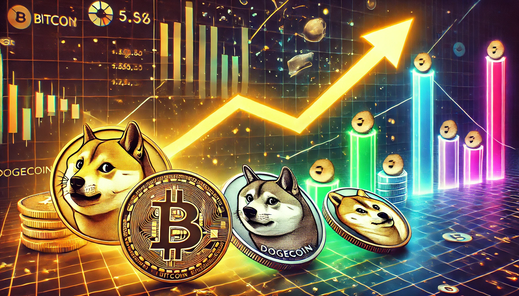 Dogecoin, andere Memecoins haben ein geringeres Interesse als Bitcoin: Daten