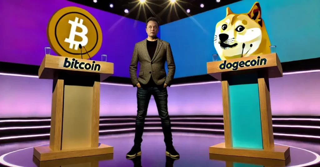 Elon Musk sobre Bitcoin y Dogecoin: 