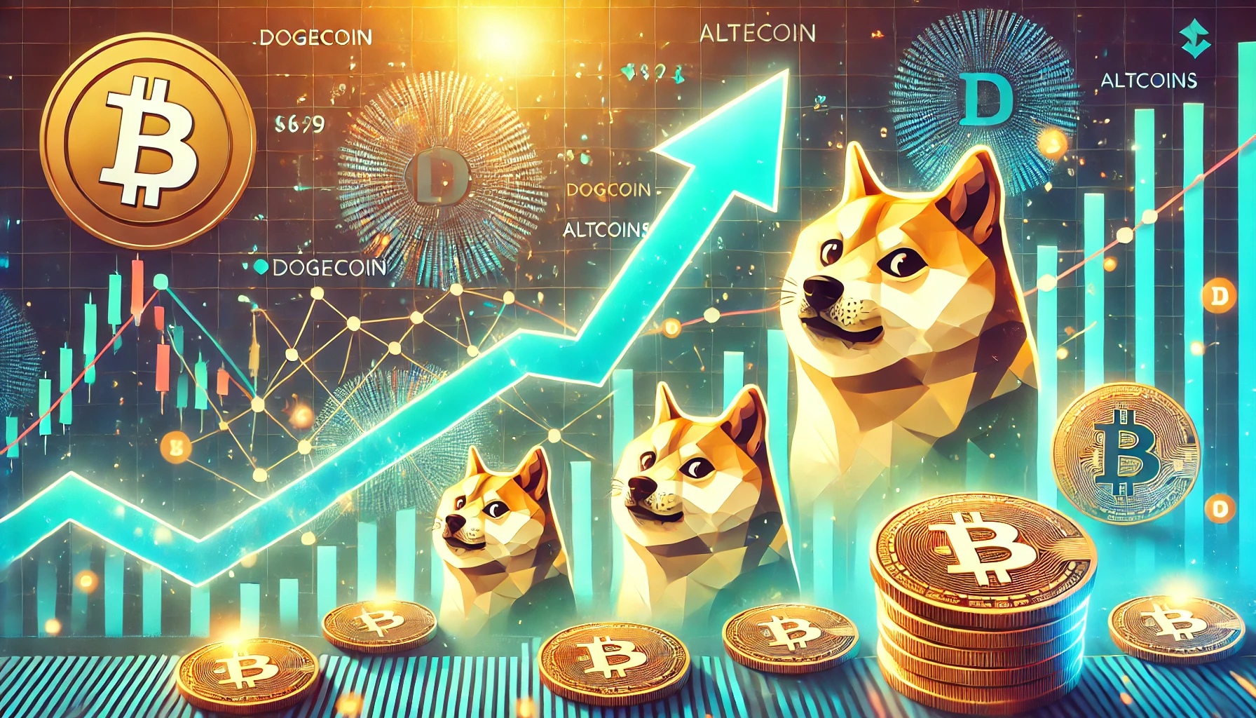 Analyst signalisiert Aufwärtstrend für Dogecoin und andere Altcoins!