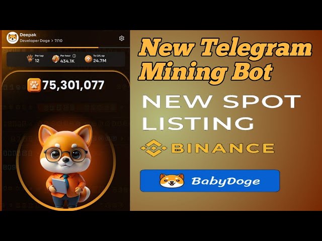 Baby Doge | New Telegram Mining Bot 🚀 | How to Earn Baby Doge Coin for Free