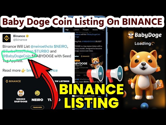 Baby Doge Coin Listing on binance 📢📢 | Baby doge coin Binance Listings