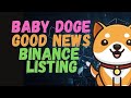 Baby Doge Coin Binance Listing | Baby Doge Coin News | Baby Doge Coin Price Prediction 2024