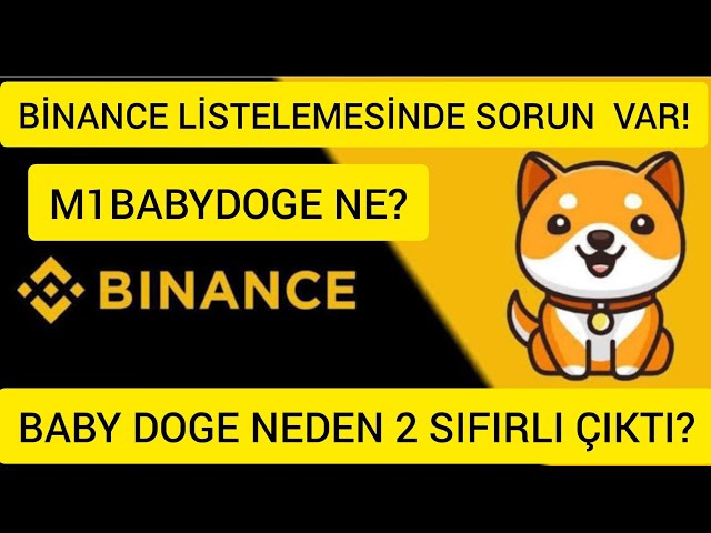 WAS THERE AN ERROR IN BABY DOGE COIN BINANCE LISTING? WHY DOES BABY DOGE COIN HAVE 2 ZEROS? M1BABYDOGE WHAT?