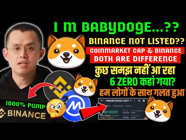 🔥BABYDOGE COIN TODAY'S NEWS | 1M Babydoge क्या है? | BINANCE LISTING SCAM❓ | 6 ZERO KILL🎉  EXPLAIN !