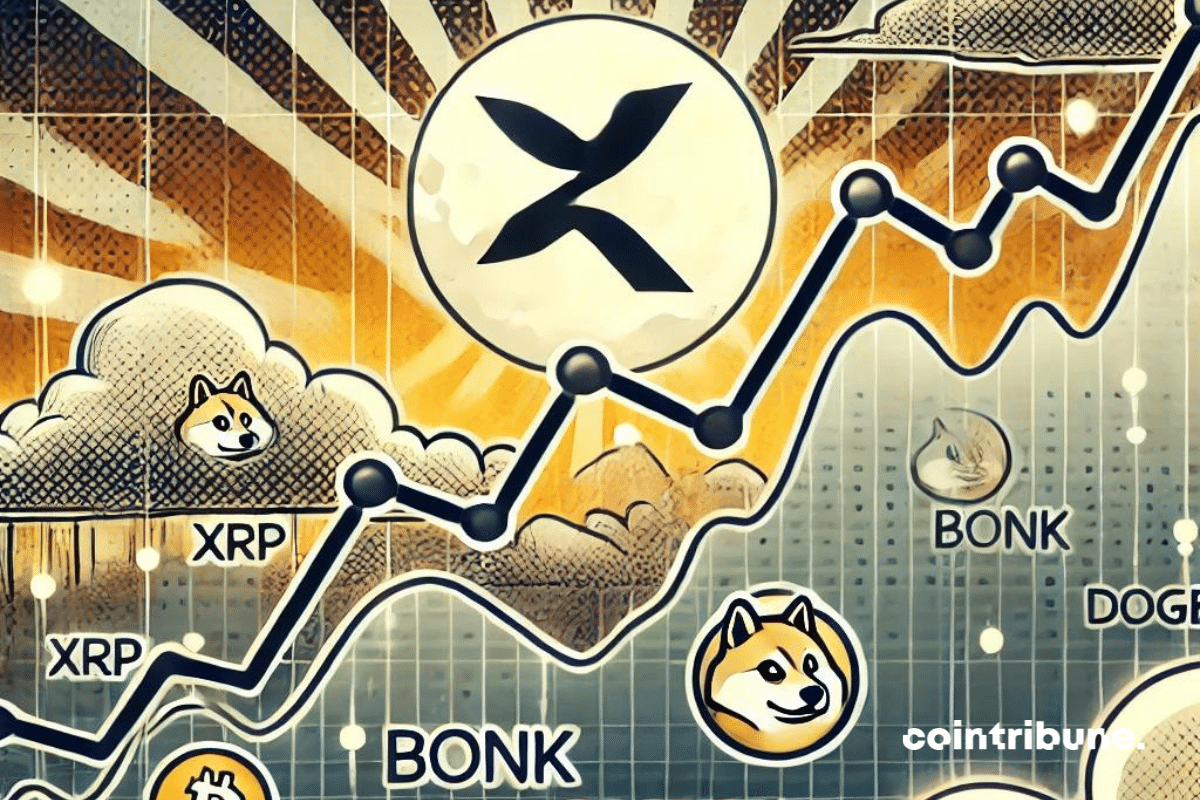 Crypto: XRP Skyrockets, But Bonk And Dogecoin Struggle To Survive!