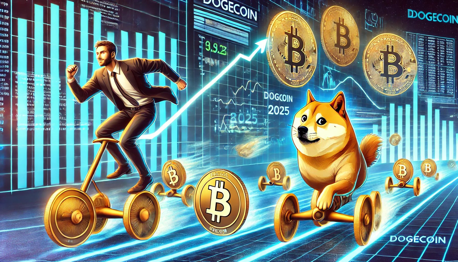 Analysten gehen davon aus, dass Dogecoin im Jahr 2025 Bitcoin übertreffen wird