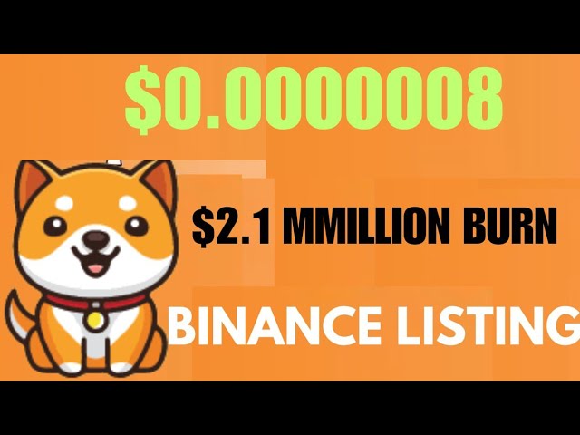 Baby Dogecoin News Today |  Burning | BabyDoge Coin Price $0.0000008 | Binance Listing