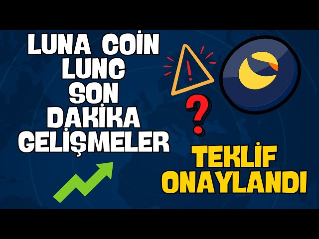 LUNA COİN LUNC --- MÜJDEE -- TEKLİF LUNCH ONAYLANDI #bicity #lunc #lunch #hamsterkombat