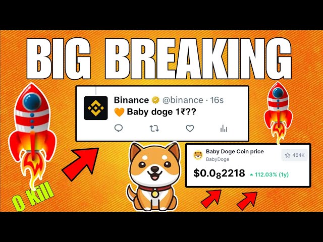 BABY DOGECOIN🤫 BIG BANG 😱 BOOOOM - 404X!! - 2500% 😱BRAKING NEWS TODAY PRICE PREDICTION