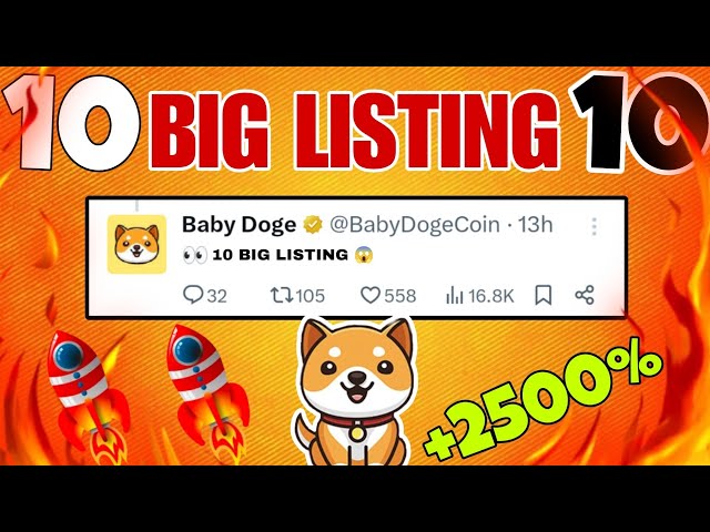 OMG - BABY DOGECOIN 😱 10 - BIG LISTING - COINBASE- KRAKEN 🤫 BRAKING NEWS TODAY PRICE PREDICTION