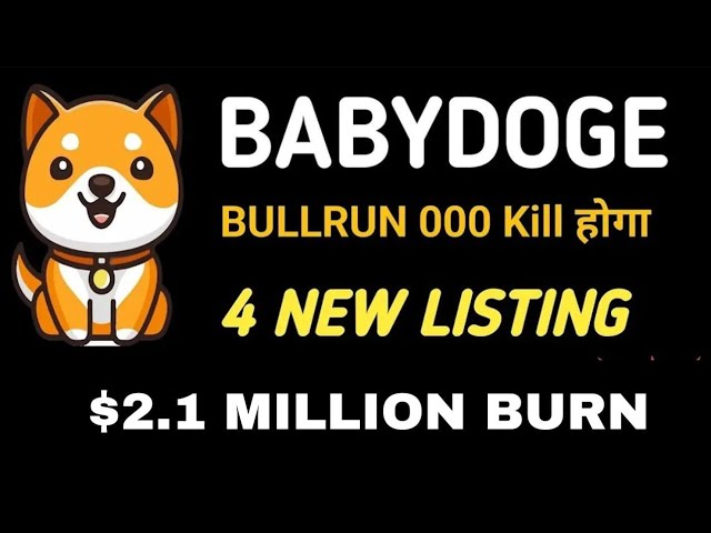 Baby Dogecoin News Today | $2.1 Million Burn | BabyDoge Coin Price Pump | Binance Listing