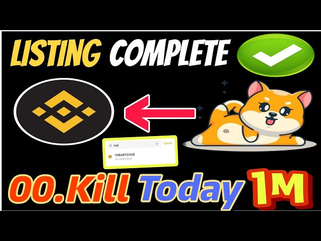 What is this 1MBABYDOGE क्या है Baby doge binannc listing complete ✅ 100x soon 🔜