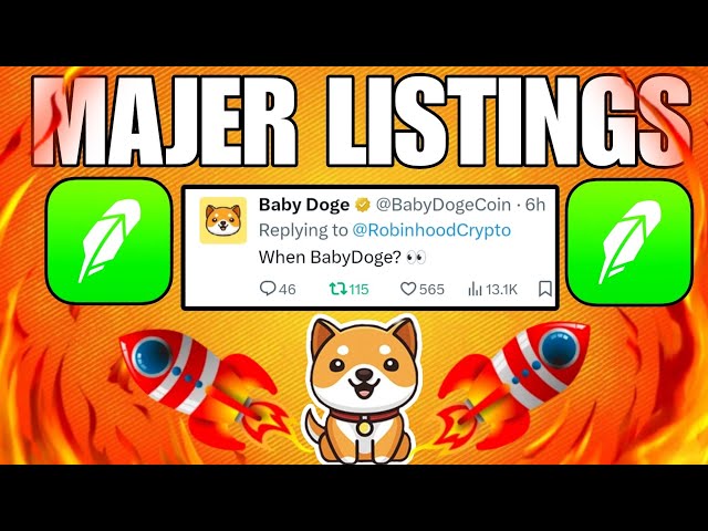 BABY DOGE COIN😱 ROBINHOOD पर LISTING +3600% 😱BRAKING NEWS TODAY PRICE PREDICTION