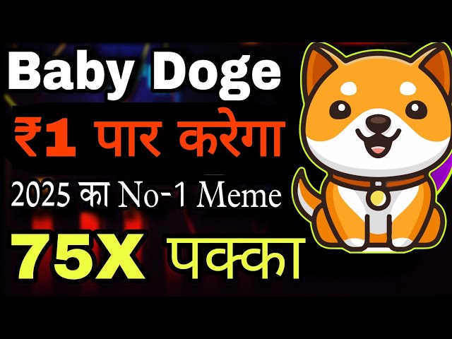 Will Baby Doge cross ₹1 in 2025? Baby Dogecoin News Today |Price Prediction | Crypto News Today