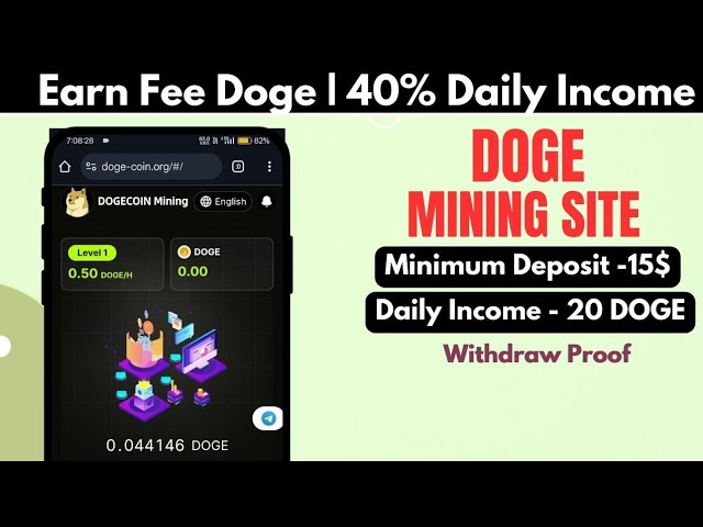 New Doge Mining Site | Doge earning site | trx usdt mining app | Cloud Mining | usdt investment Site