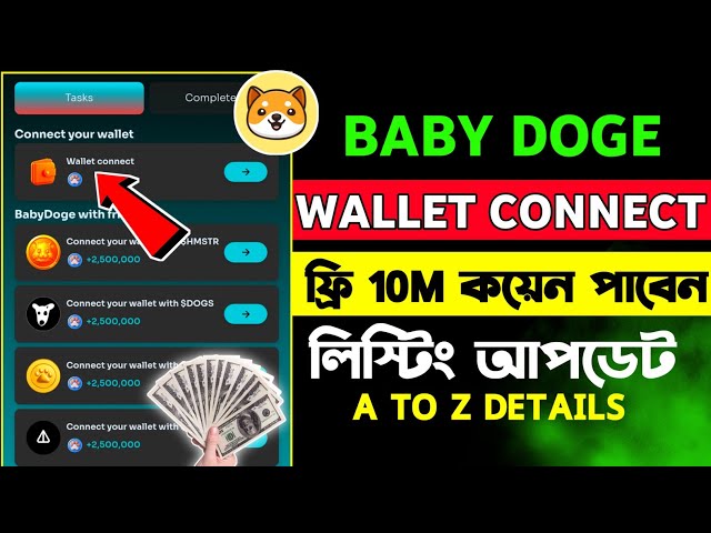 Baby doge Wallet Connect | babydog listing date | Baby doge how to work | babydoge with friends