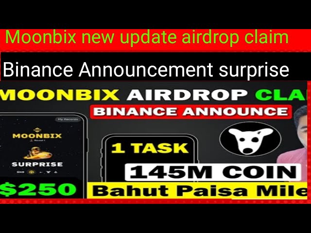 Surprise 😱😲moonbix new update claim 145M doge coins Mujha 145M doge coin mil gay