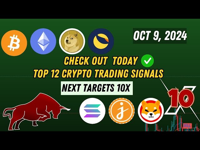 Check Out today top 12 Crypto Trading Signals Doge coin, Shib coin, Dogs coin, Egld Coin Oct 9, 2024