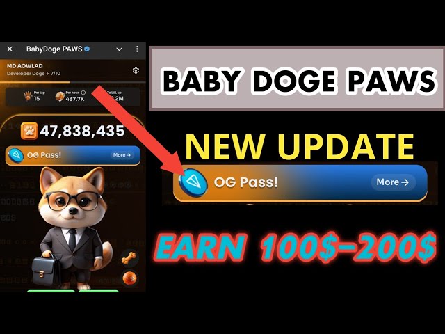 Baby Doge New update Og Pass | Baby Doge Coin Mining | Free Airdrop | Baby Doge Coin