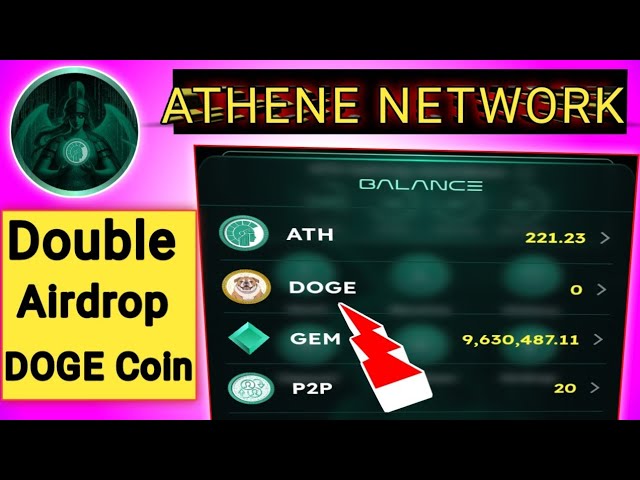 Athene Network Update New Doge Coin | Athene Network Doge Coin Convert Gem To Doge Coin Update..