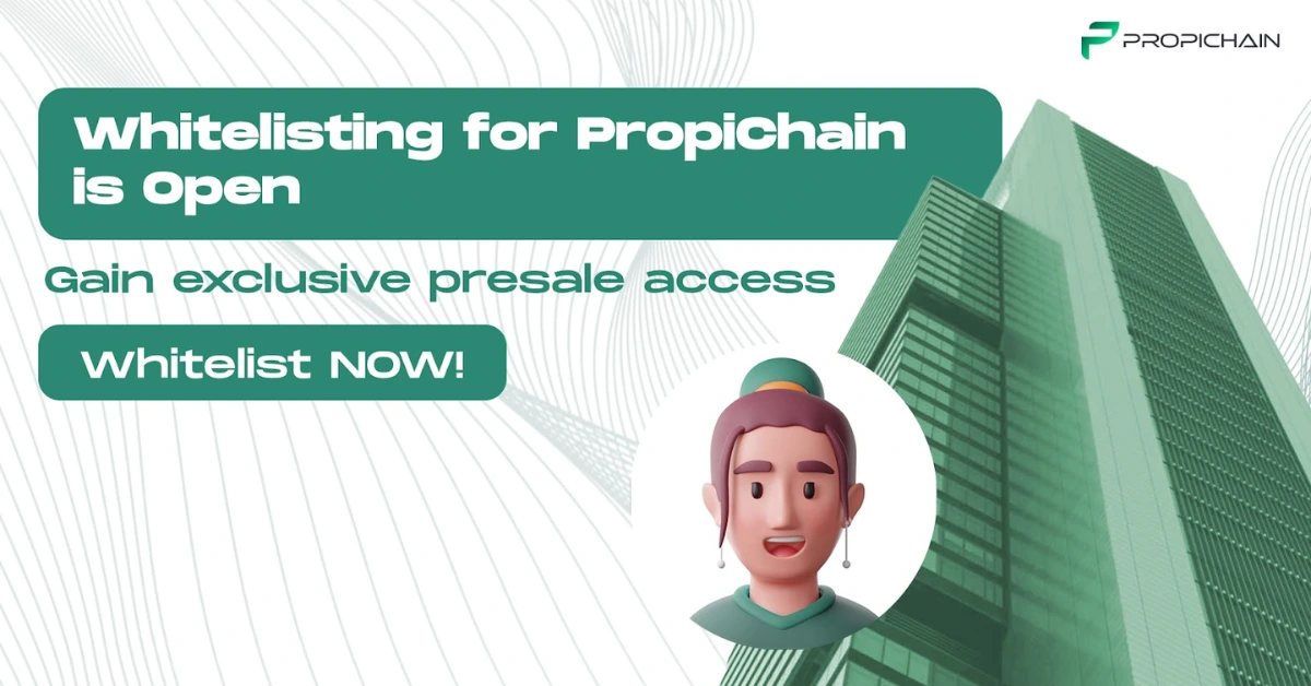 PropiChain’s Whitelist Presale Drawing Interest from Ethereum to Dogecoin Traders Betting on a 2000x Run by Q4 2024