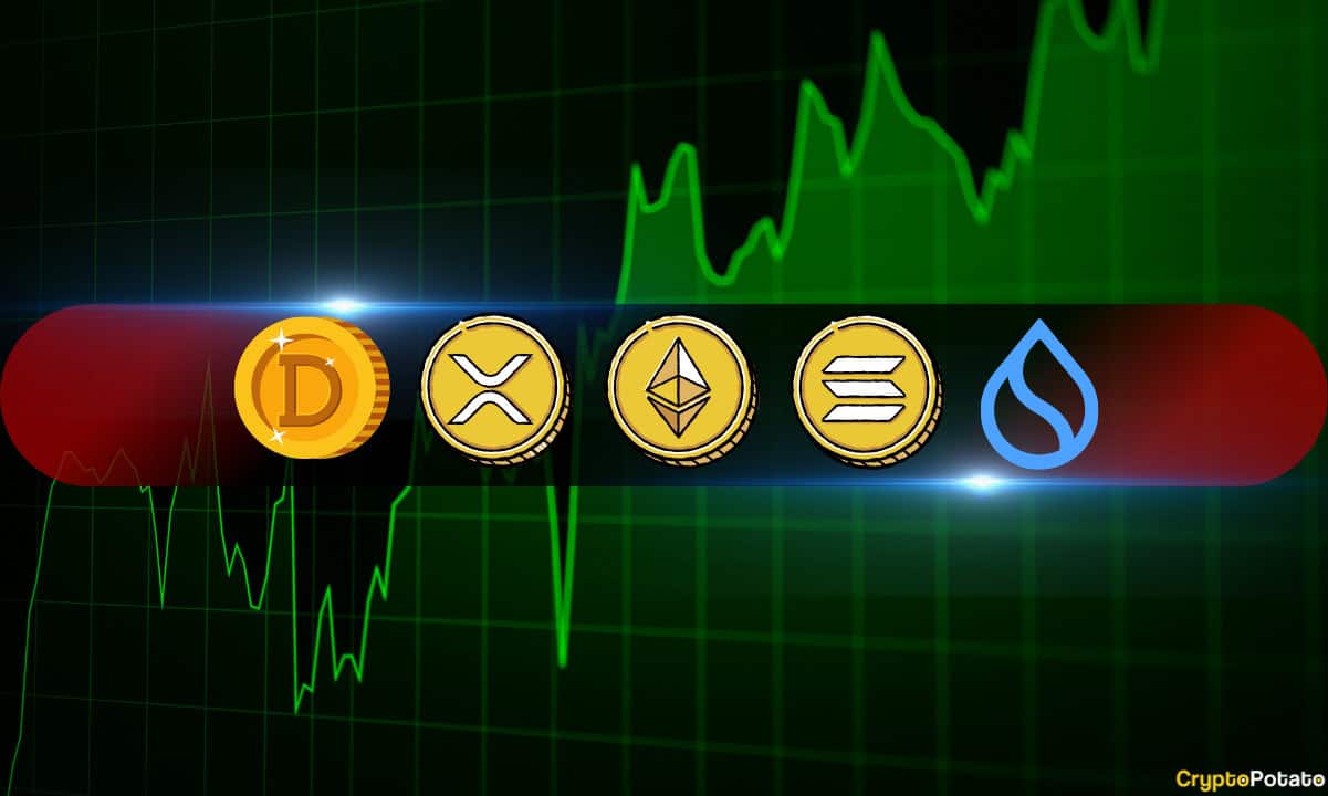 10月18日の暗号通貨価格分析：ETH、XRP、SOL、DOGE、SUI