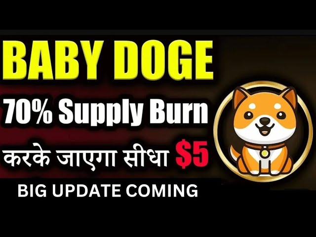 Baby Dogecoin News Today | Burning 70% Supply | BabyDoge Coin Price $0.0000006 | Binance Listing