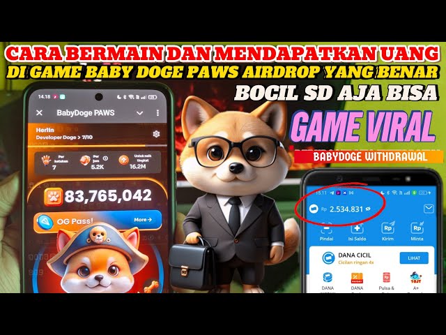 UPDATE ✅ MAIN GAME BABY DOGE PAWS AIRDROP TO EARN MONEY - How to Play Baby Doge Paws airdrop