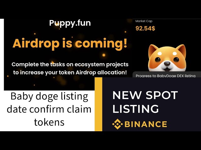 How To connect Wallet 🤑 In BABY Doge coin big airdrop project listing date confirm claim tokens 🪙