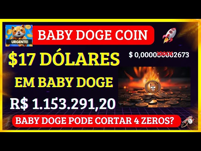 BABY DOGE COIN 🚨URGENT🚨THE IMPOSSIBLE HAPPENED! YOU ONLY NEED $17 DOLLARS IN BABY DOGE COIN